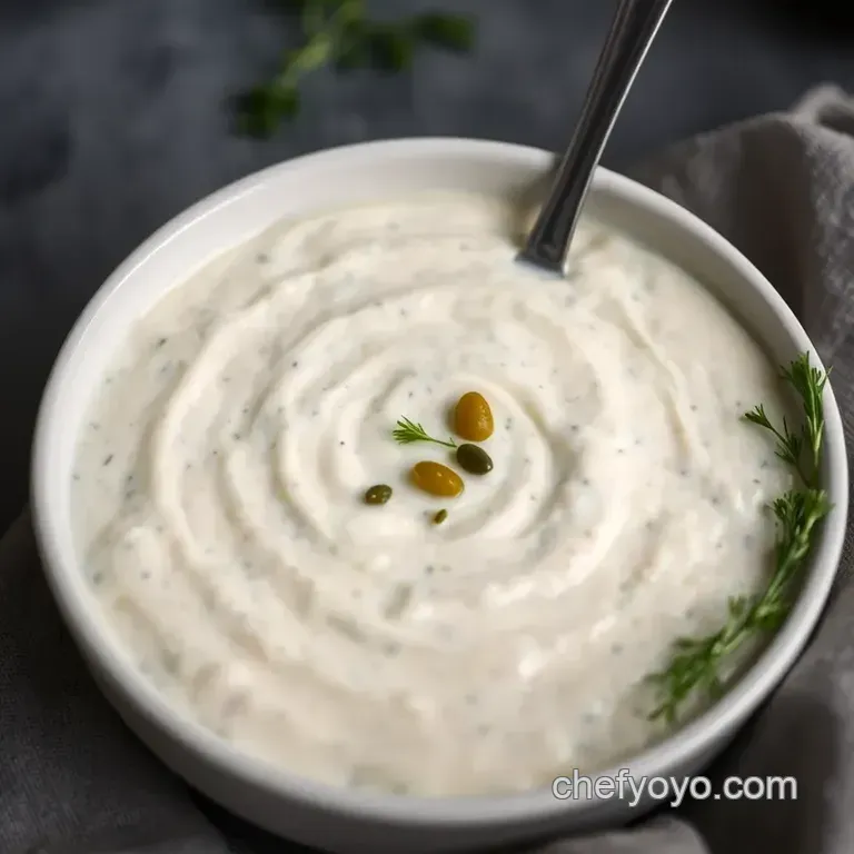 Classic Tartar Sauce: the Perfect Accompaniment for Fish Dishes presentation