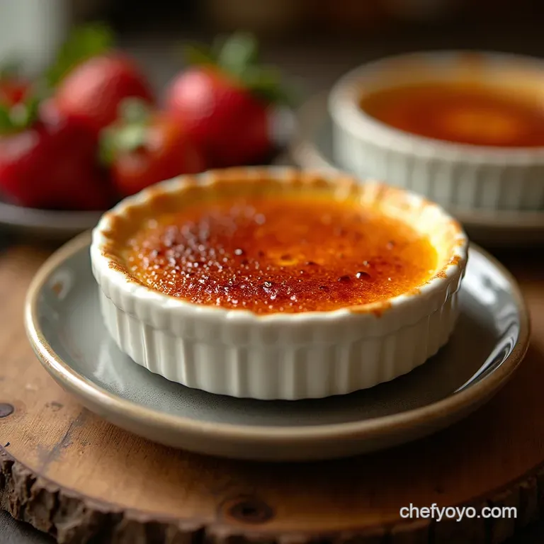 The Perfect Crack Classic French Vanilla Cr&egrave;me Br&ucirc;l&eacute;e presentation