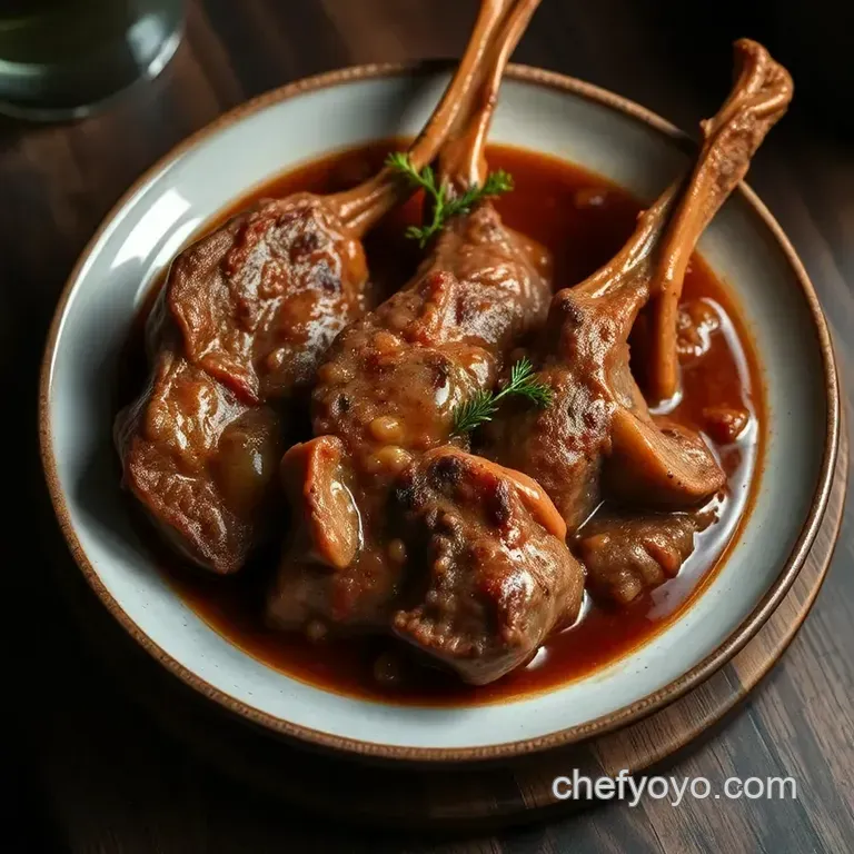 Classic Veal Osso Buco: A Meltingly Tender Delight presentation