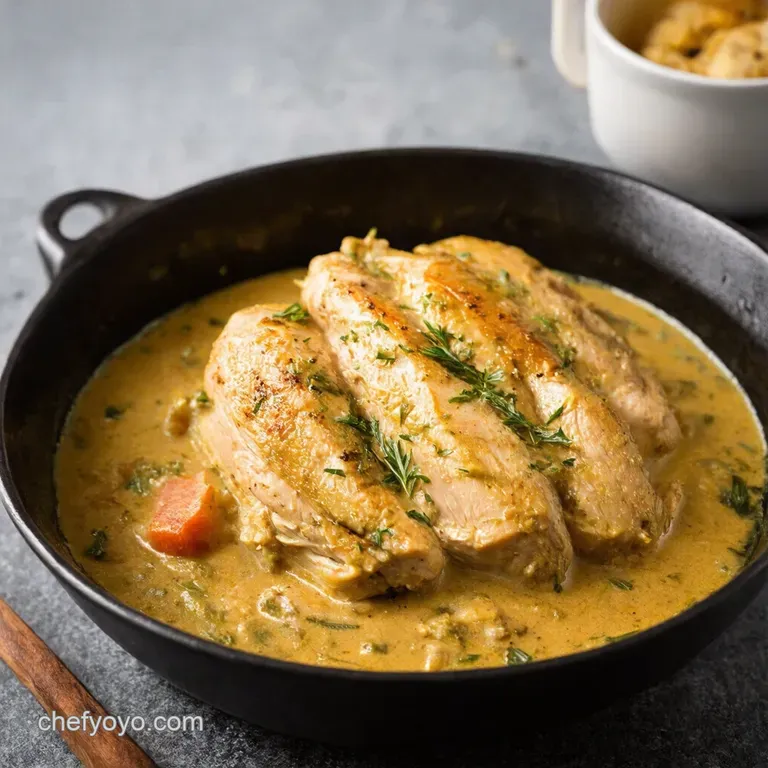 Cluck n Chuck The Ultimate Creamy Herb Chicken Crockpot Feast