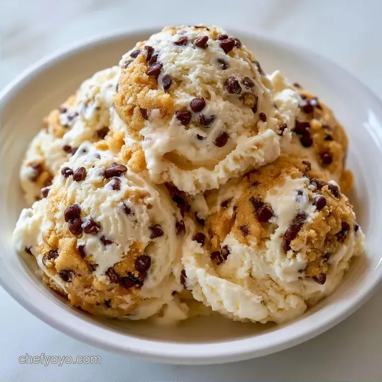 Cookie Dough Chocolate Chip Ice Cream in 35 Minutes