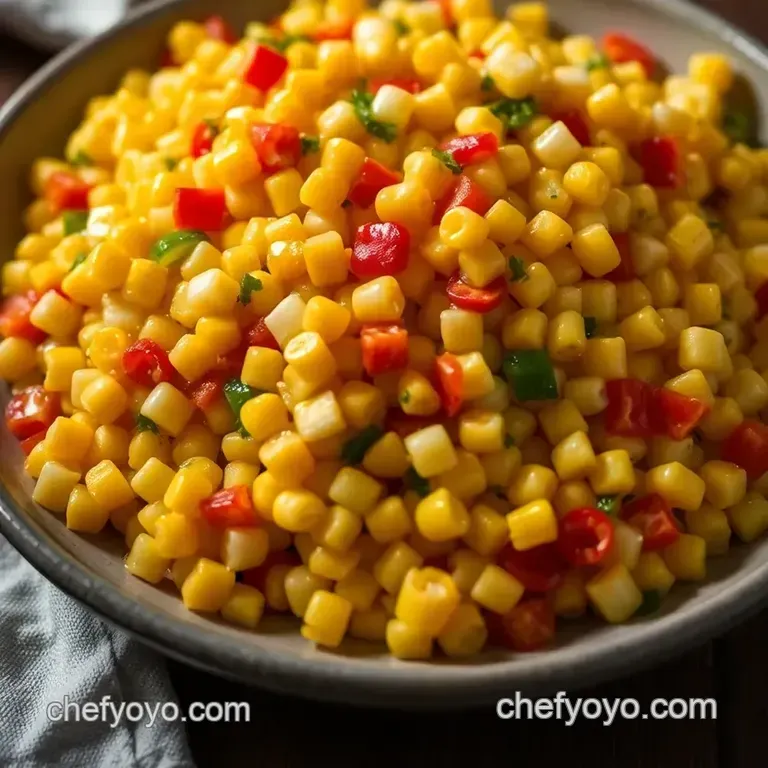 Corn O&#039 Brien: A Flavorful Twist on a Classic Side Dish presentation