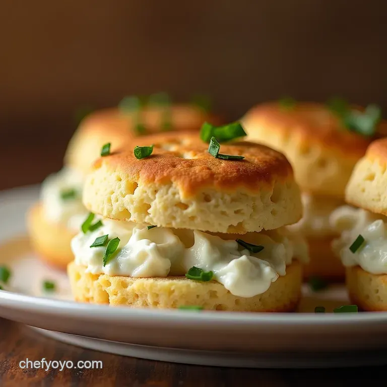 Cloud Nine Cottage Cheese Chive Biscuits Light Fluffy and Packed with Flavour presentation