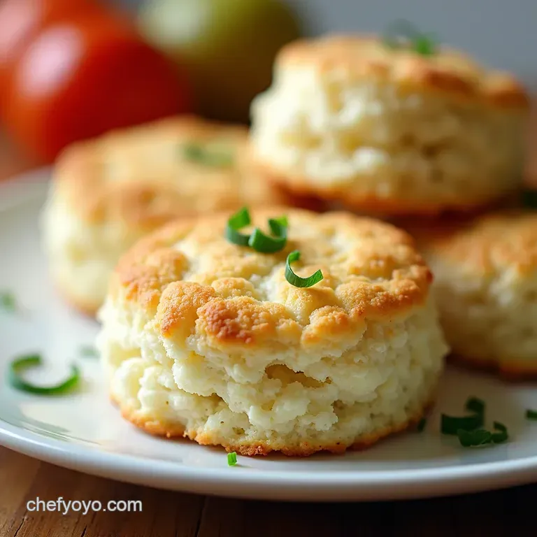 Cloud Nine Cottage Cheese Chive Biscuits Light Fluffy and Packed with Flavour