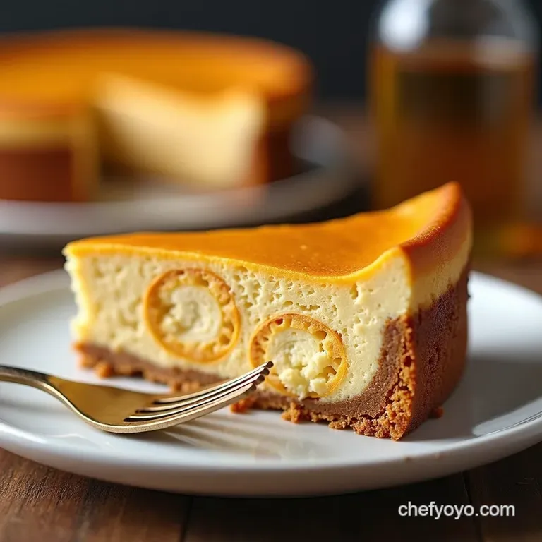 Autumn Comfort The Cottage Cheese Pumpkin Swirl Cheesecake No Water Bath Required