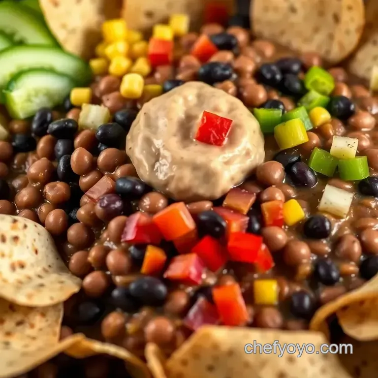 Cowboy Caviar: a Flavorful Fiesta in a Bowl presentation