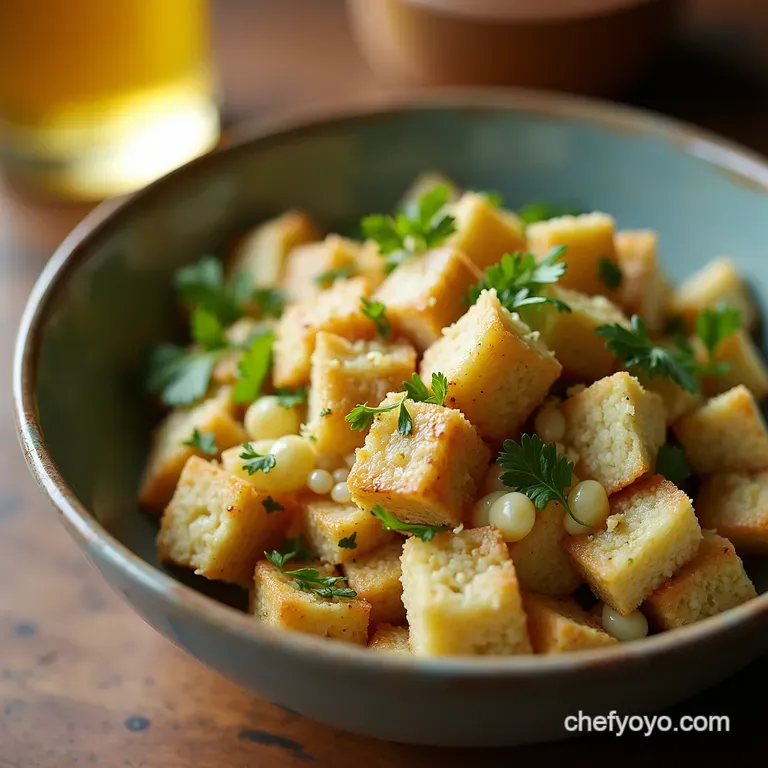 The Coastal Crunch Cottage Cheese Bowl with LemonDill Vinaigrette presentation
