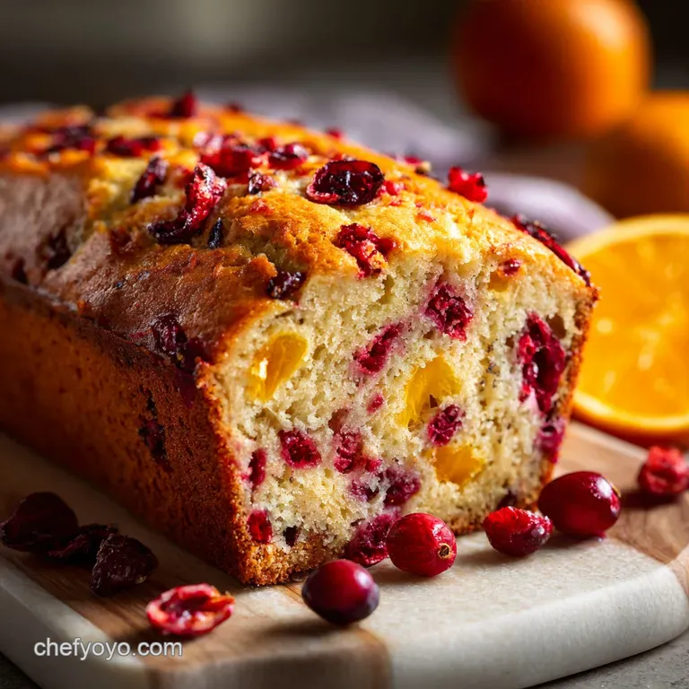 Cranberry Orange Bread: Artisanal Citrus Glaze