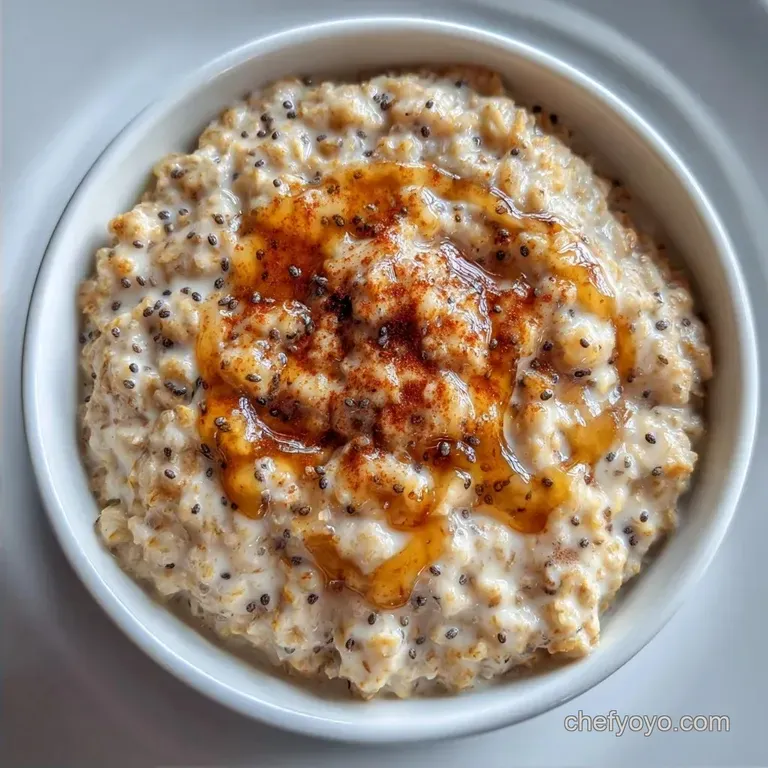Oat Milk Chia Oats: Creamy and Thick