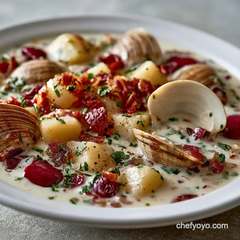Clam Chowder: Creamy New England Style