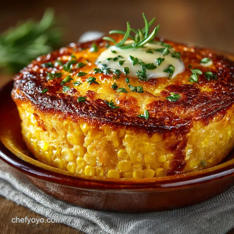 Summers Gold Hearty Creamy Corn Chowder with Smoked Bacon presentation