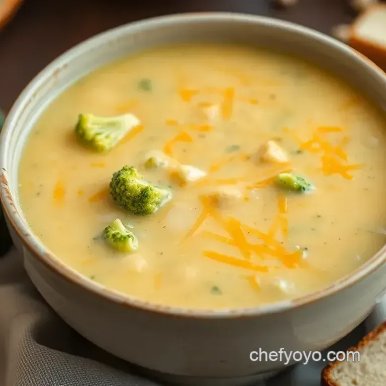 Creamy Dreamy Broccoli Cheddar Soup