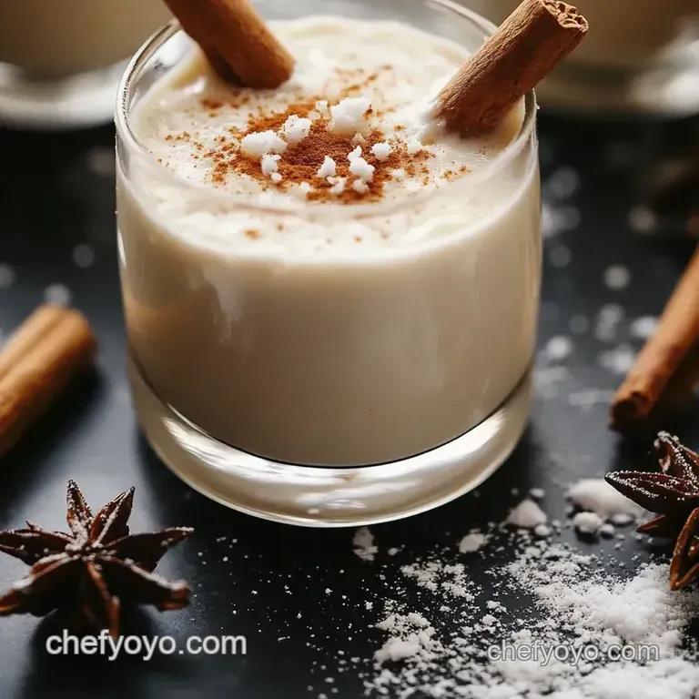 Creamy Dreamy Coquito: Puerto Rican Coconut Nog presentation