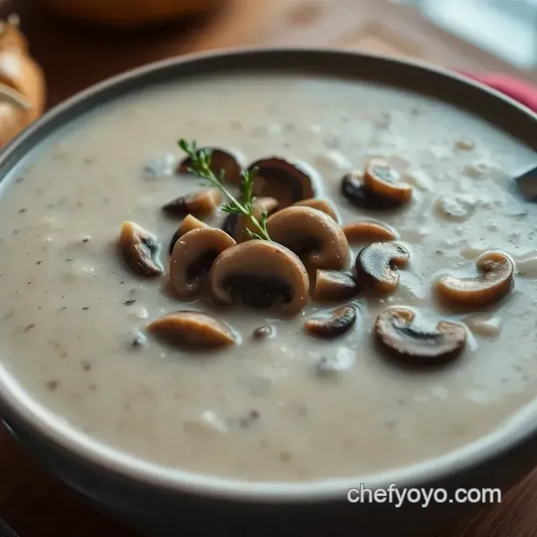 Creamy Dreamy Mushroom Soup