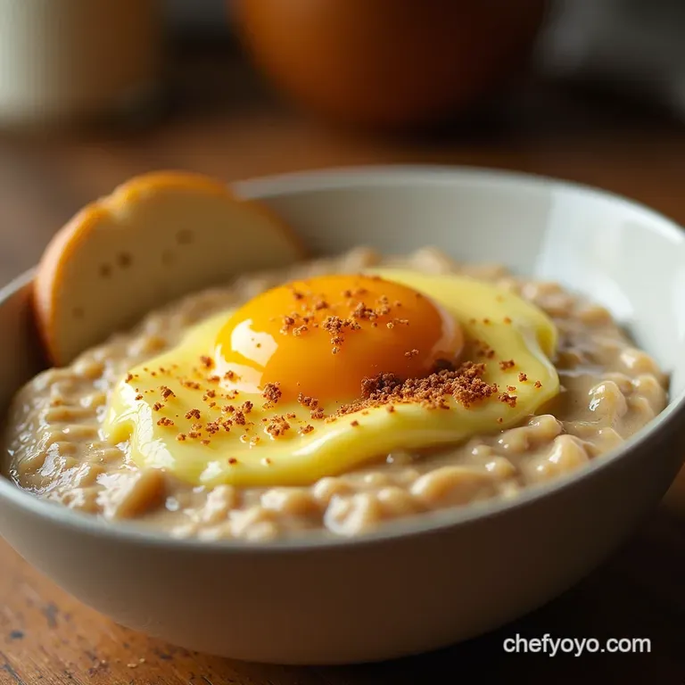 Noggy Goodness Creamy Eggnog Overnight Oats Makeahead Breakfast presentation