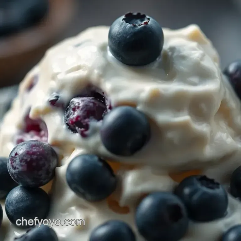 Creamy Homemade Blueberry Ice Cream: Fresh Fruity Bliss