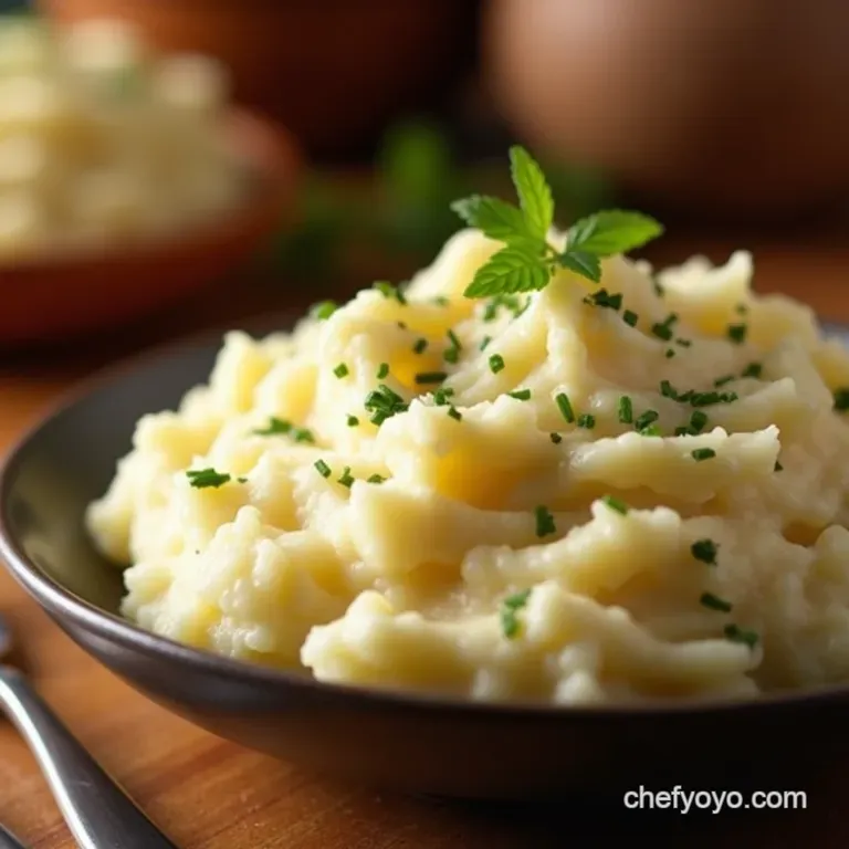 Cloud Nine Comfort the Ultimate Creamy Homemade Mashed Potatoes presentation