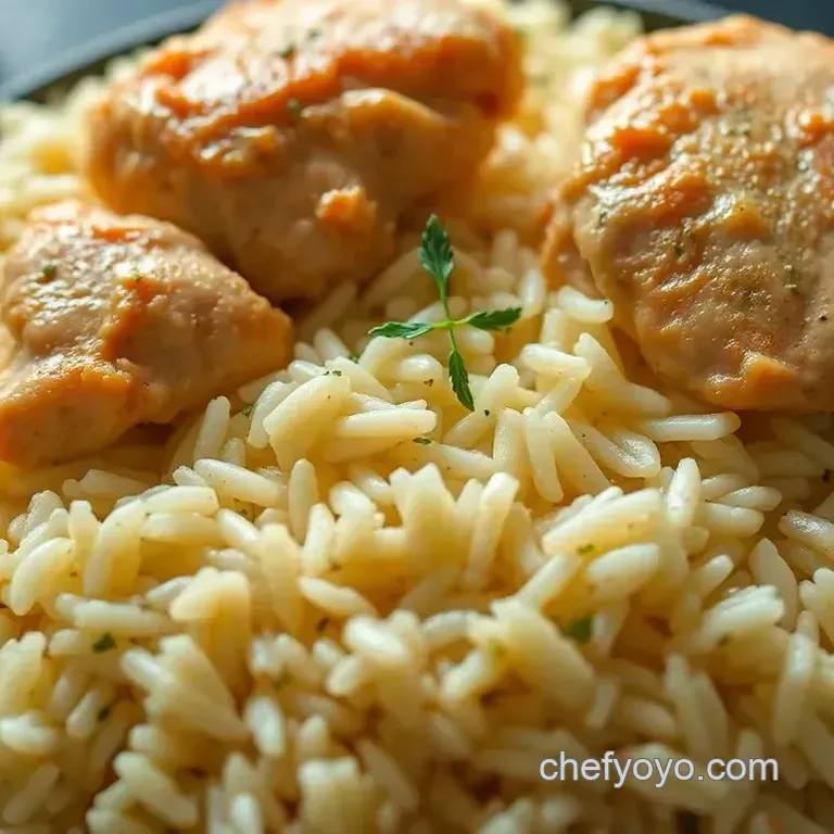 Creamy Lemon Herb Chicken and Rice in the Instant Pot