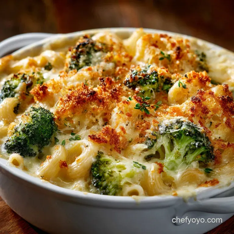 Macaroni and Cheese Soup with Broccoli: the Ultimate Creamy Comfort presentation