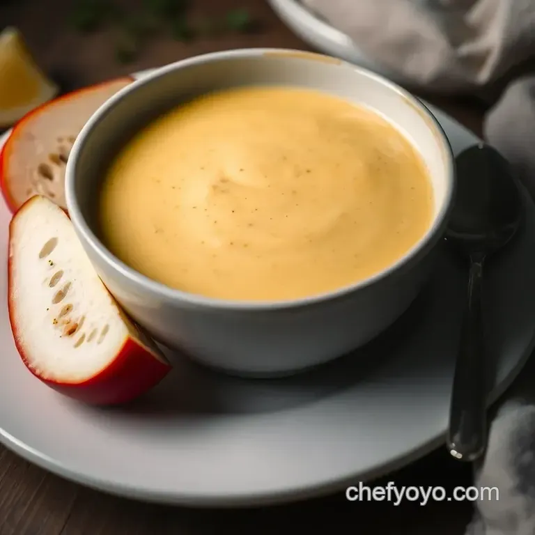 Creamy Mustard Velouté Recipe presentation