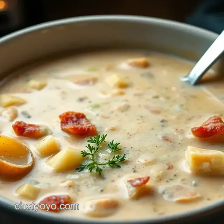 Creamy New England Clam Chowder: A Cozy Taste of the Coast
