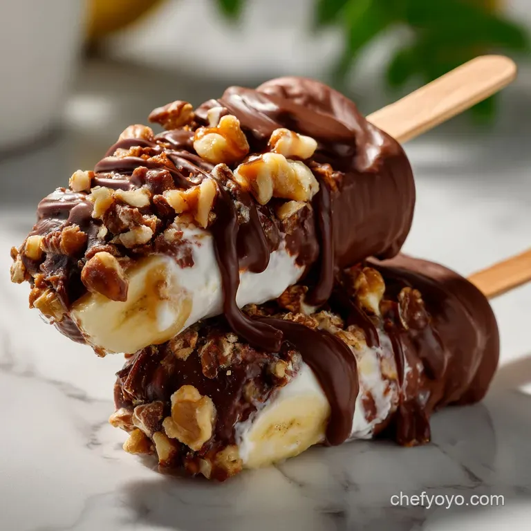 Chocolate Peanut Butter Banana Yogurt Pops: The Creamy Secret