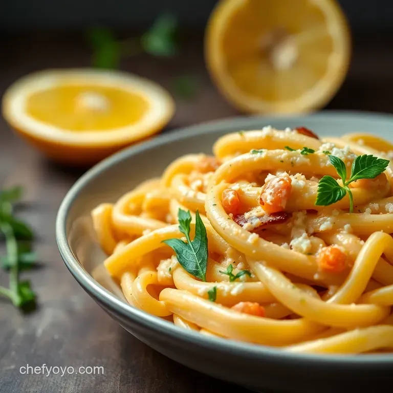 Creamy Penne alla Vodka presentation