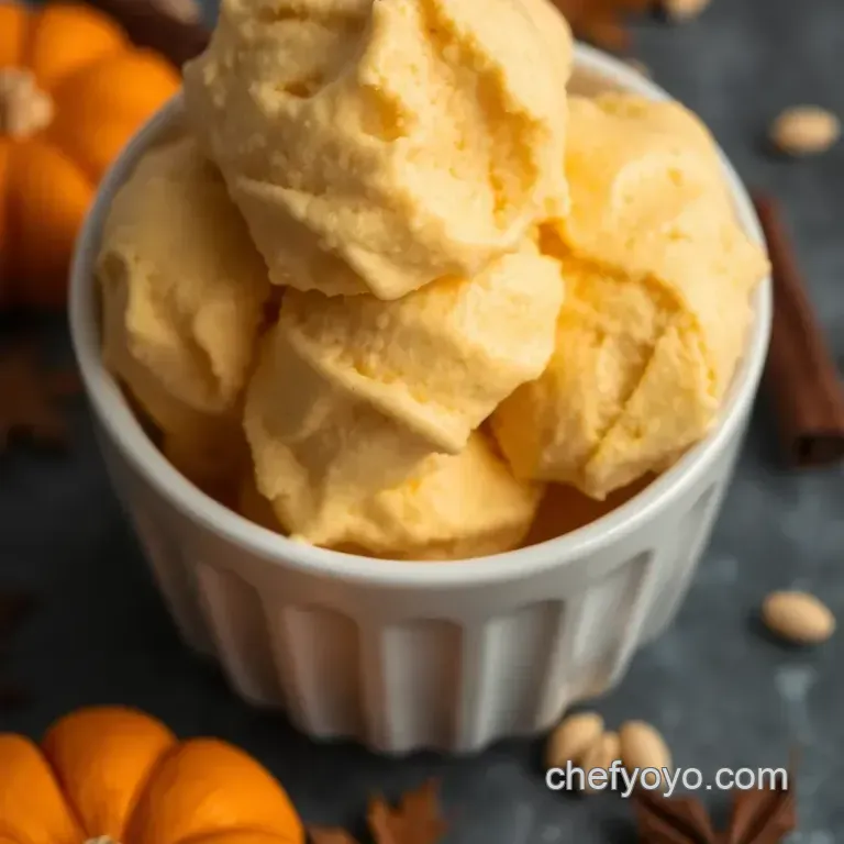 Creamy Pumpkin Spice Ice Cream: A Taste of Autumn in Every Scoop! presentation