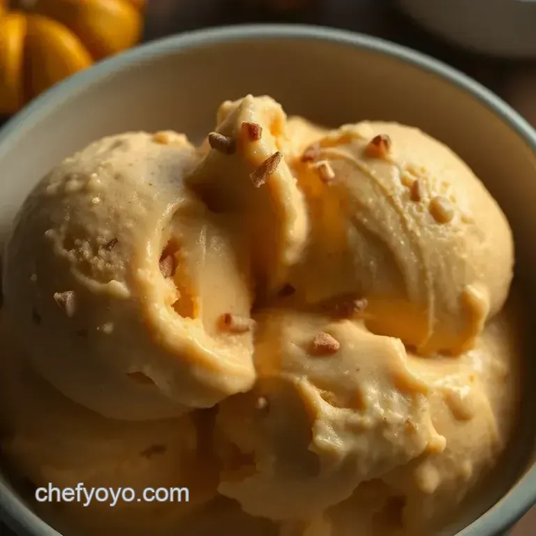 Creamy Pumpkin Spice Ice Cream: A Taste of Autumn in Every Scoop!