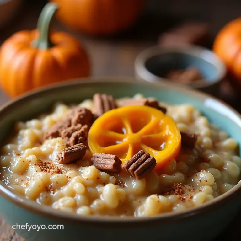 The Autumn Wakeup Call Creamy Pumpkin Spice Overnight Oats presentation