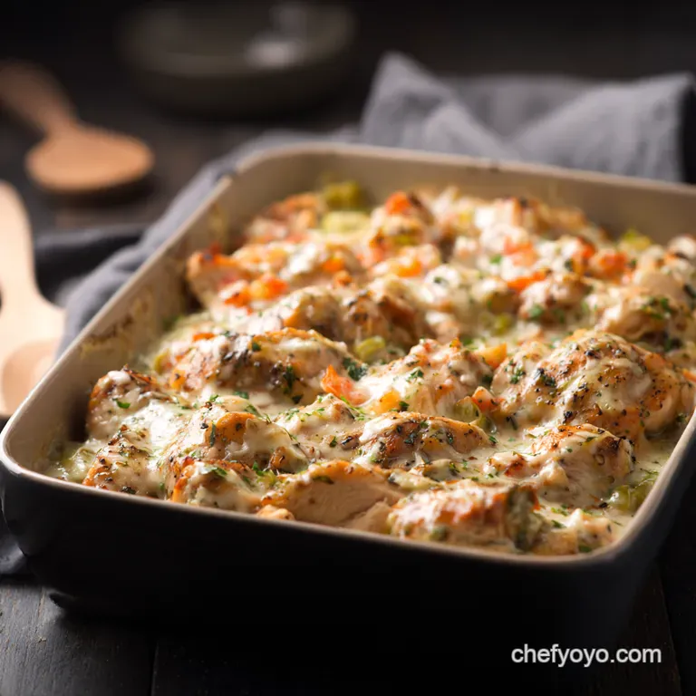 Creamy Ranch Chicken Bake presentation
