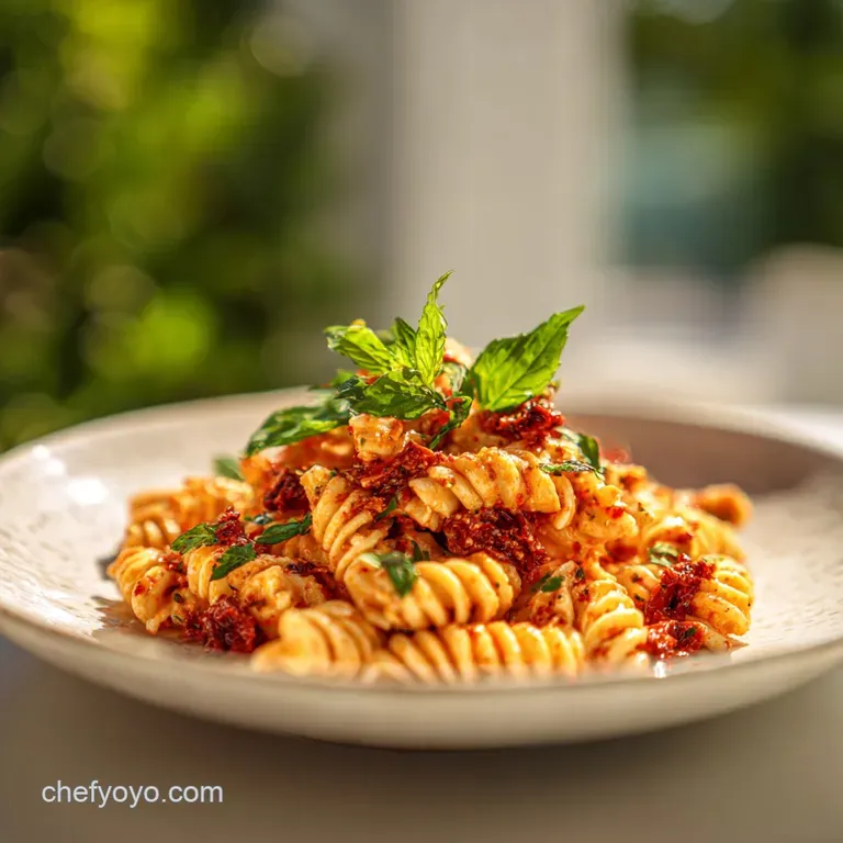 Vegan Creamy Sun Dried Tomato Pasta