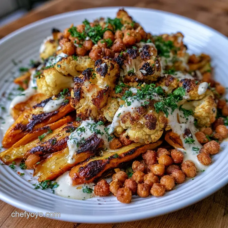 Tahini Veggie Bowl: Creamy and Roasted