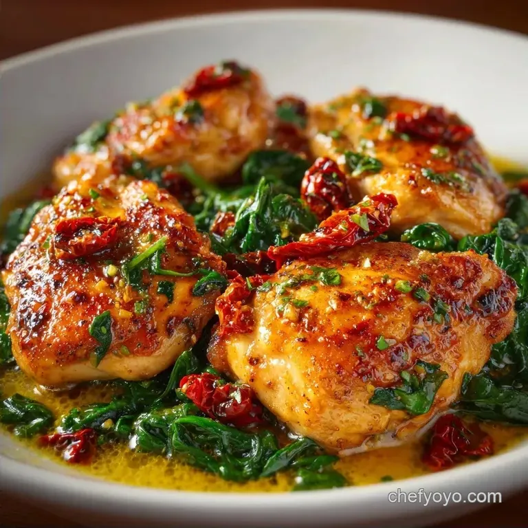 Tuscan Chicken Thighs: 30-Minute Creamy Recipe