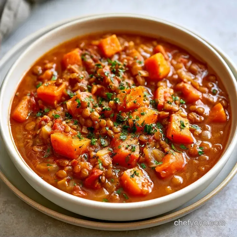 One-Pot Easy Vegan Lentil Stew