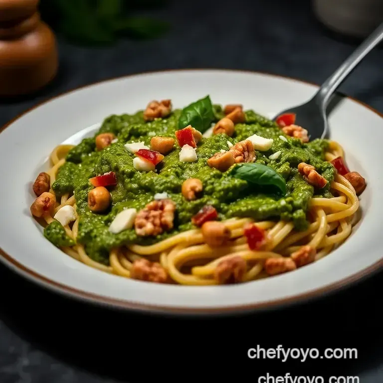 Creamy Walnut Pesto: a Nutty Twist on an Italian Classic presentation