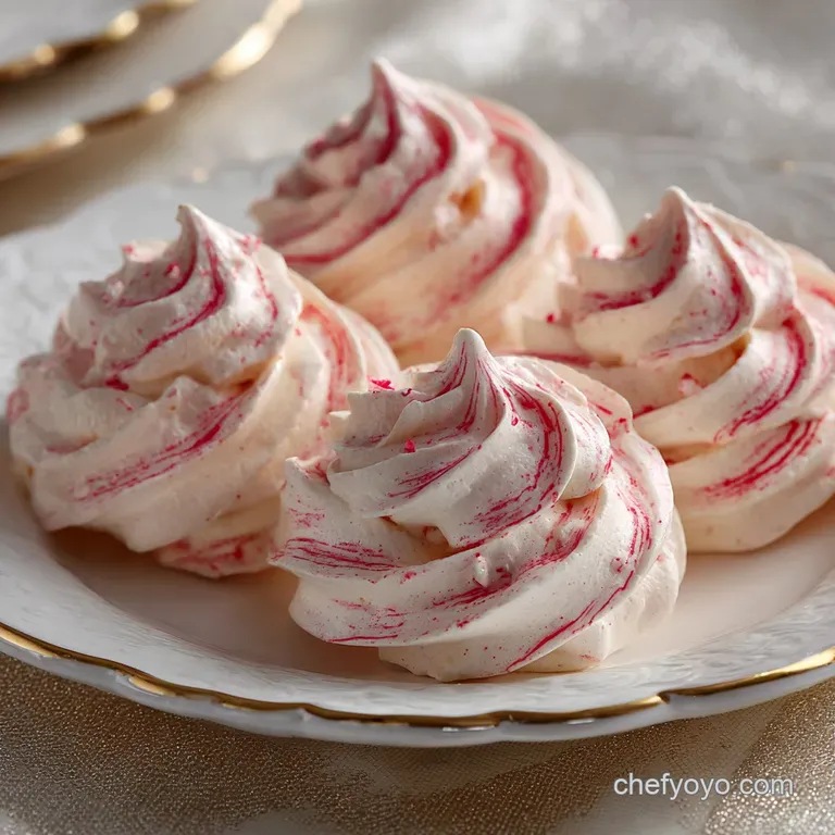 Peppermint Meringues Jolly Good Crisp Swiss Kisses for Christmas