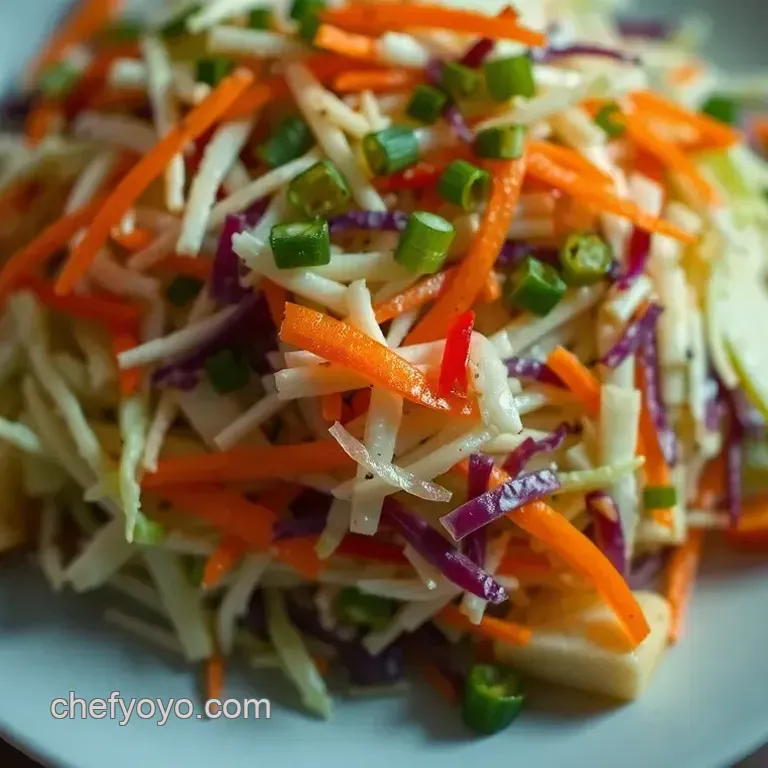 Crisp & Zesty No-Mayo Coleslaw