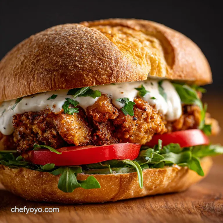 Air Fried Chicken Sandwich the Ultimate Crispy Lowfuss Take presentation