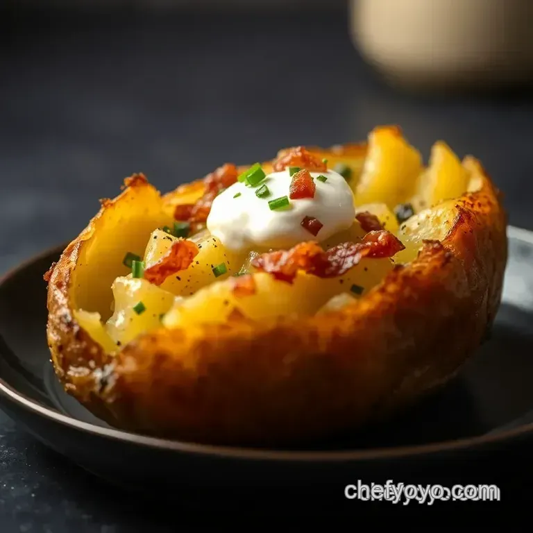 Crispy Air Fryer Baked Potatoes: Your New Favorite Side! presentation