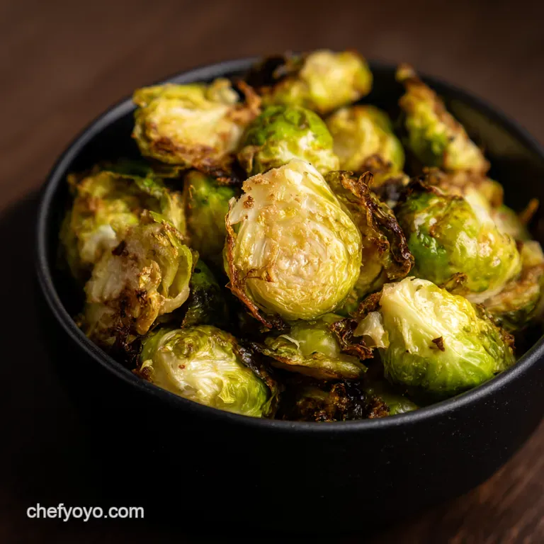 Crispy Air Fryer Brussels Sprouts