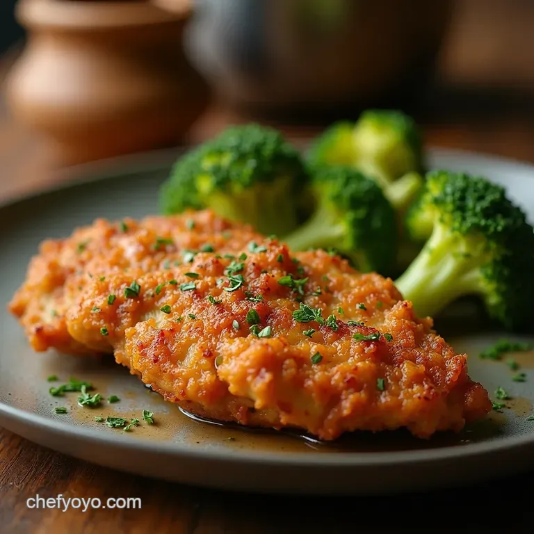 The Crispy Clean Air Fryer Chicken and Broccoli Supper presentation
