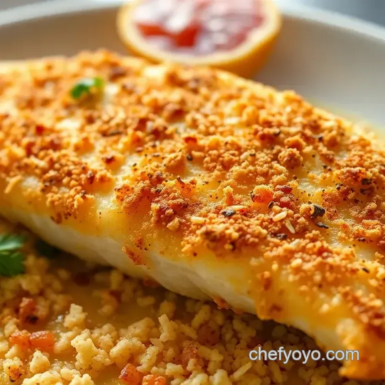 Crispy Air Fryer Flounder with Lemon Herb Butter