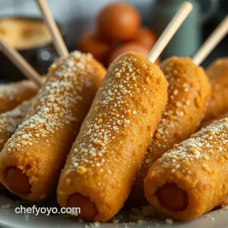 Crispy Air Fryer State Fair Corn Dogs
