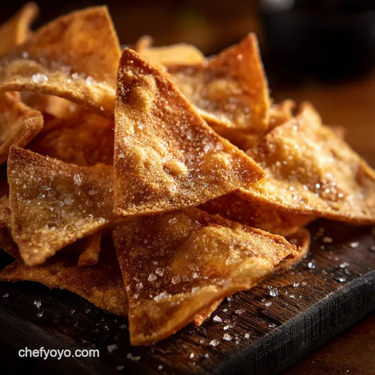 Air Fryer Tortilla Chips Ultracrispy in 15 Minutes the Proper Chip presentation