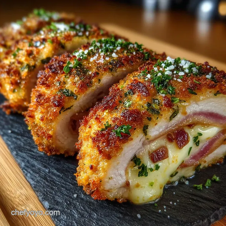 Perfectly Rolled Chicken Cordon Bleu Crispy Cheesy