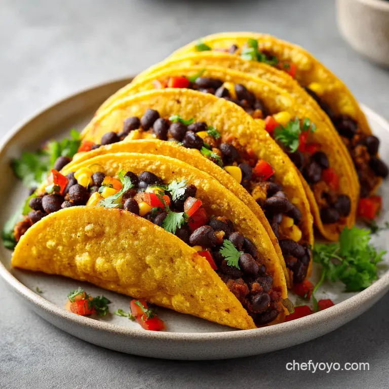 Trio of toasted corn tortillas on a matte black platter, garnished with bright cilantro and fresh lime wedges.