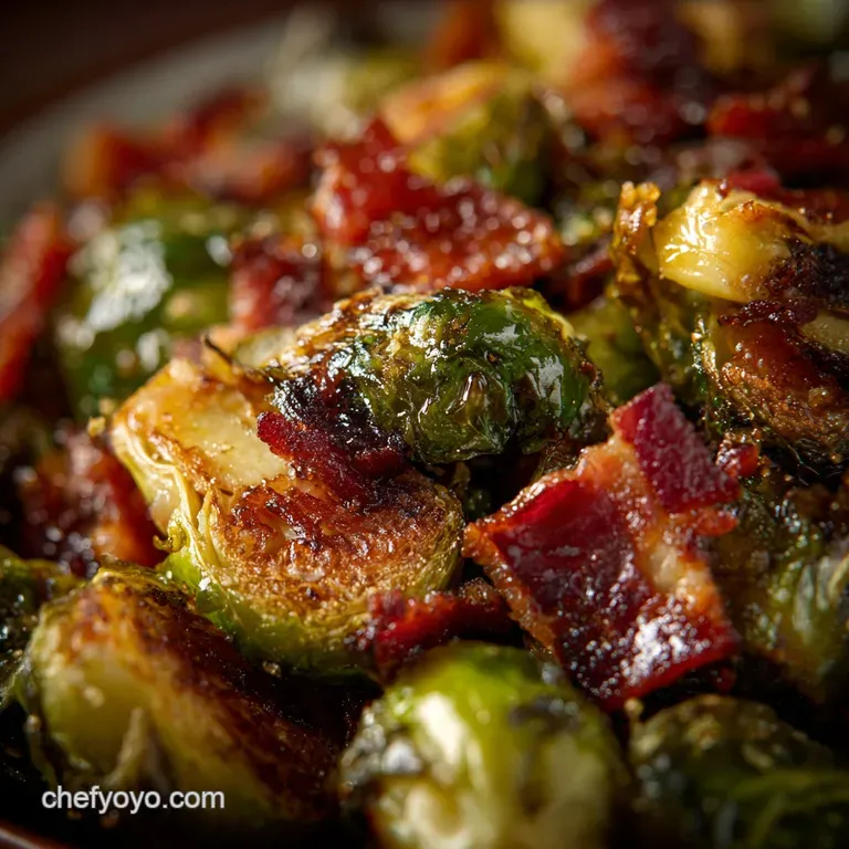 Brussels Sprouts and Bacon Recipe: Ultra-Crispy Roasted with Maple Glaze