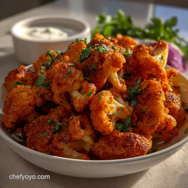 The Ultimate Crispy Buffalo Cauliflower Recipe