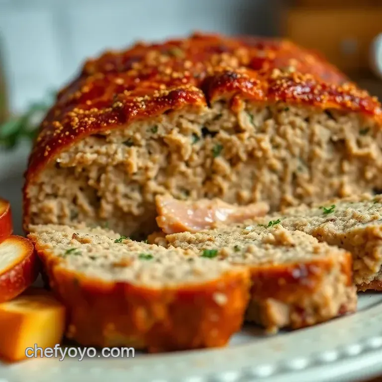 Crispy Chicken Cordon Bleu Meatloaf
